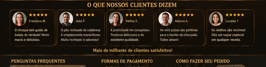 Feedbacks de clientes