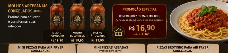 Molhos pomodoro, bolonhesa e toscana
